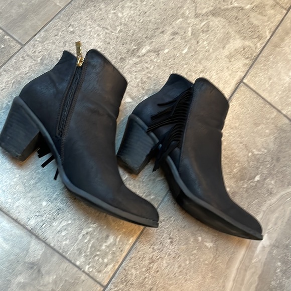 Bucco Fringe Heeled Booties - Picture 8 of 12